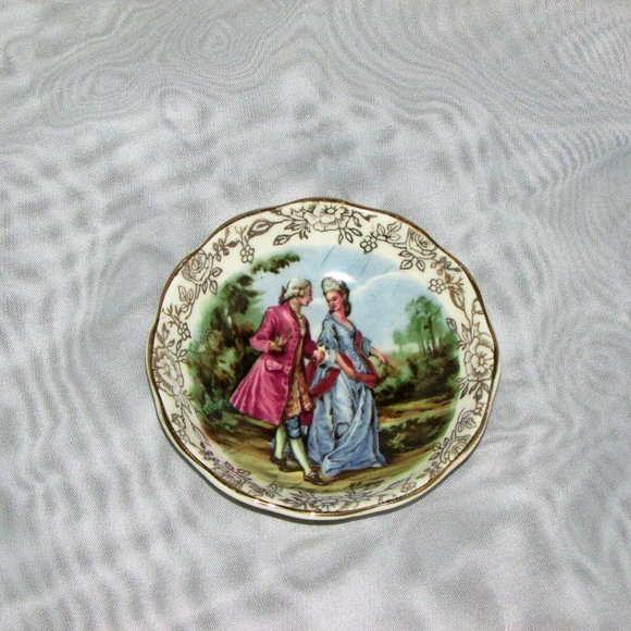 Pin Dish Vintage James Kent Porcelain Romance England Trinket - Picture 1 of 6